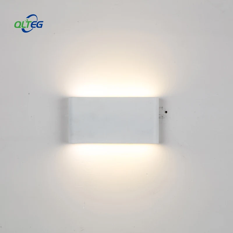 

QLTEG 6W 12W Wall Lamps Modern Up Down Dual-Head indoor Outdoor Lighting contract COB LED Wall Light IP65 Waterproof AC 85-265V