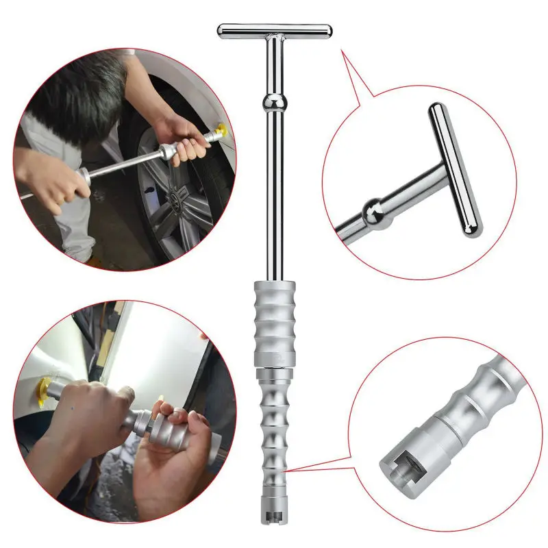 PDR Tools Car Dent Repair Tools 47cm Paintless Dent Puller Slide Hammer Hand Tools for Removing Dents Household Tool Set