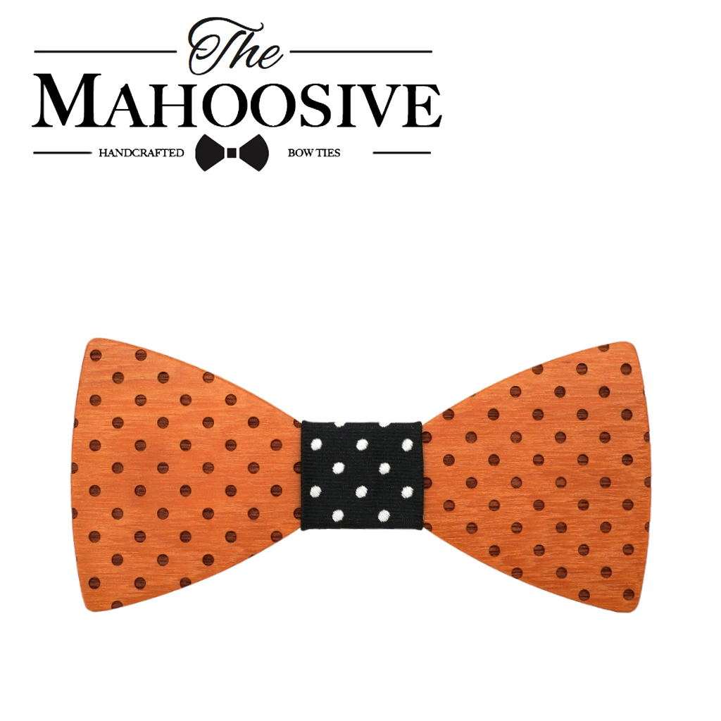 MAHOOSIVE Wood floral tie corbata calavera for children boy bowtie kids cravate enfant gravata papillon men accessories Women
