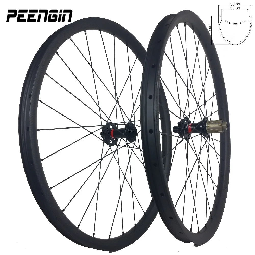 DIY Carbon Wheels Mtb-Disc-Brake Wheelset Velo 29er/27.5er 36x30mm Mountain Bike Cross Country XC Lighter/Faster Cycle Component