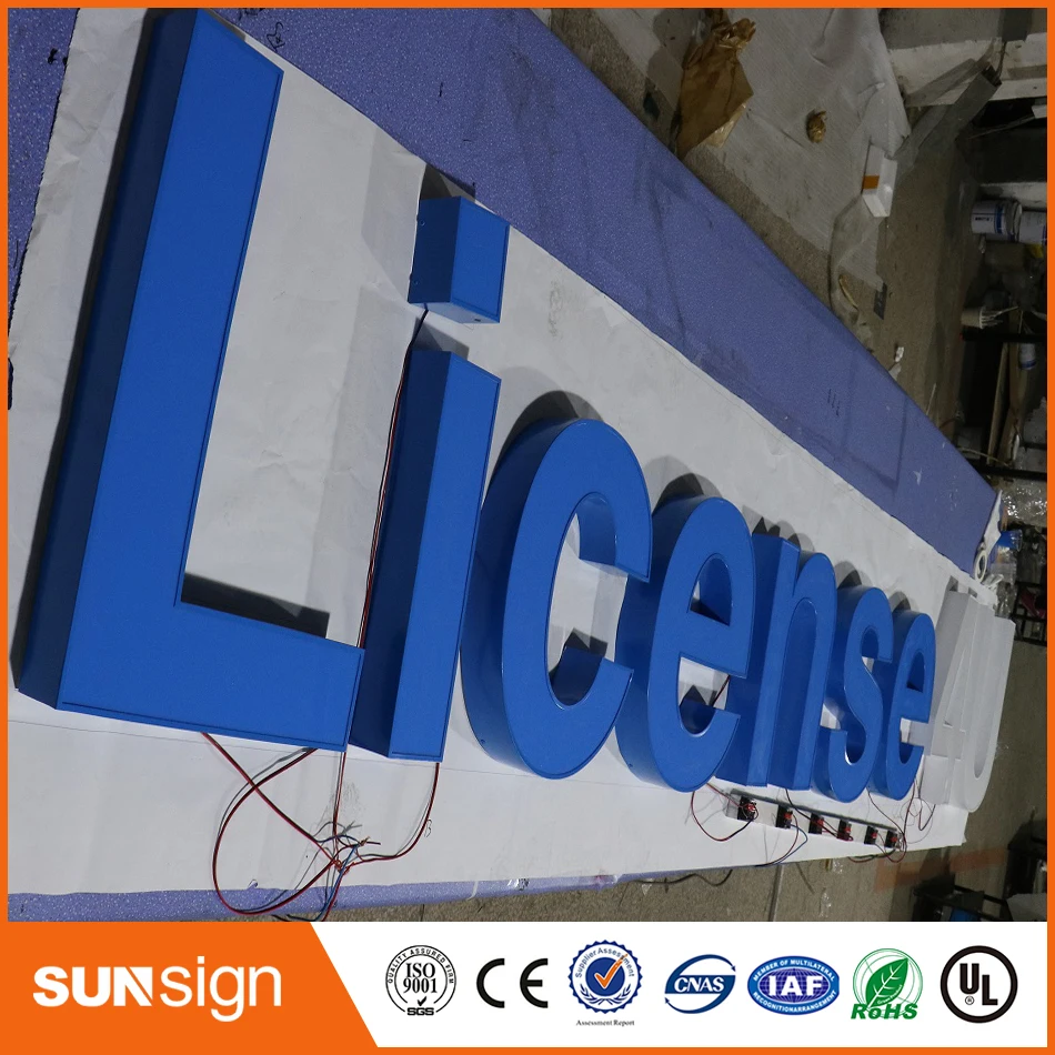 Store Front Lit Led Kanaal Brief Teken