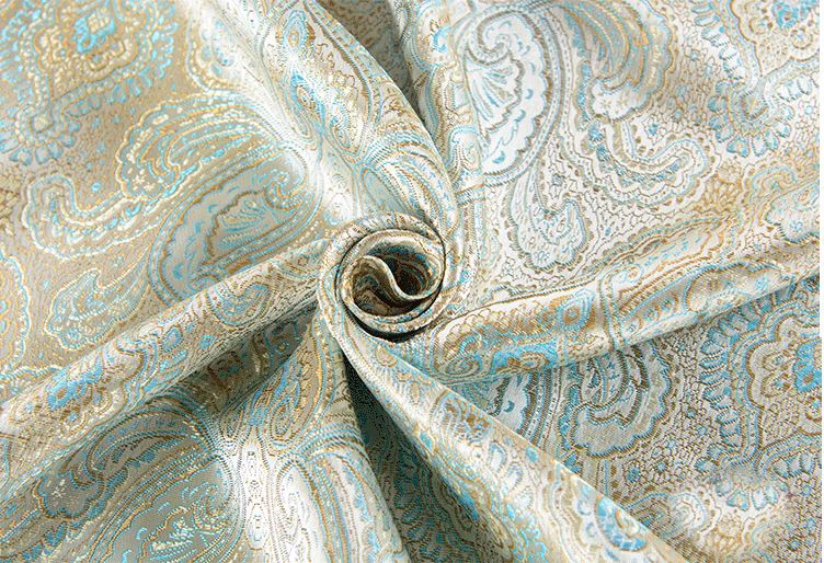 France imported  jacquard tapestry satin 3D jacquard brocade fabric for dress cushion cover curtain patchwork cloth 114cm width