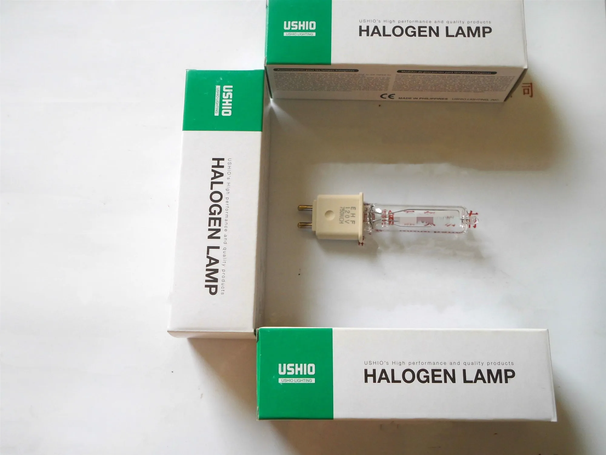 For 1PSC Ushio Lighting FEL 120V 1000W 1000509 Halogen Lamp JCV120V-1000WCH Electronic Infrared Heating,120V1000W Projector Bulb