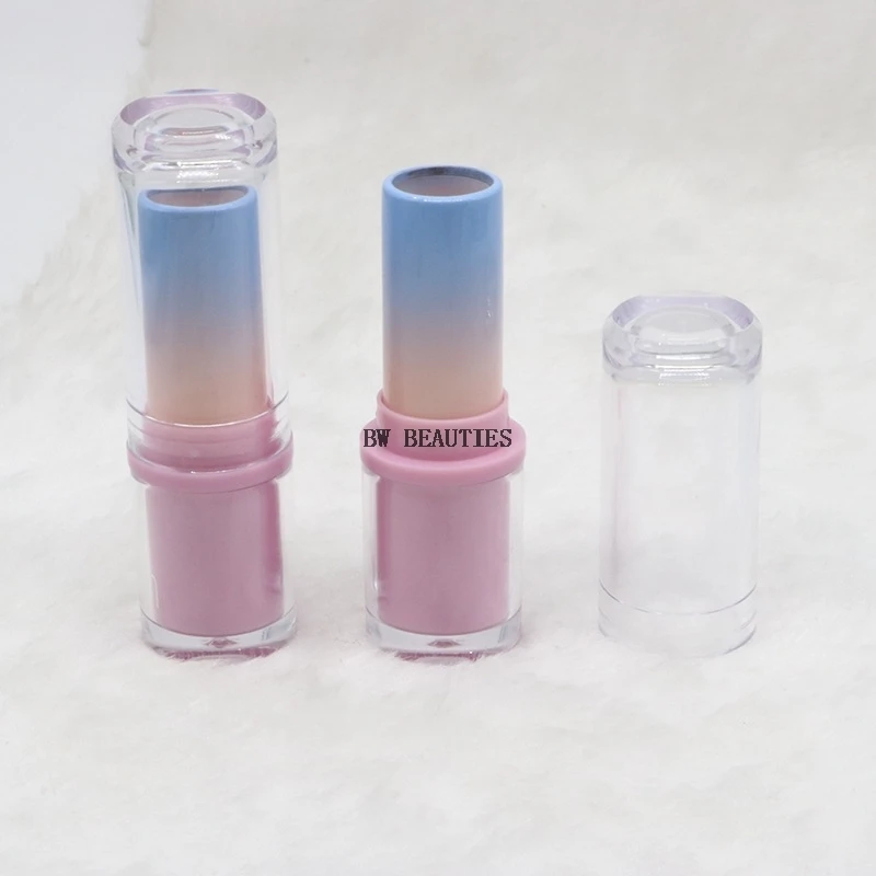 1000Pcs/Lot Gradient Pink Round Lipstick Tubes Empty Lip Gloss Tube 12.1 Diameter Container  DIY Lip Balm Tube