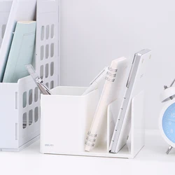 Multi-function Pen Stand Combination Book Holder Office Accessories Desk Organizer Simple Storage Box