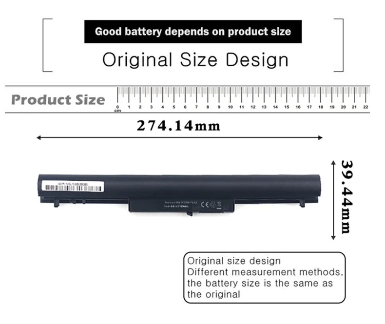 Batería de portátil para HP 694864-851, 695192-001, H4Q45A, HSTNN-YB4D, HSTNN-YB4M, HSTNN-YB4D, VK04, VOLKS