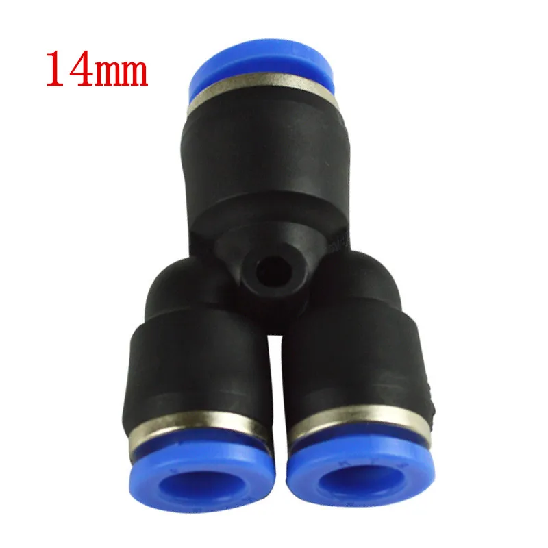

10pcs PY14 14mm Y Union Tube Quick Connecting One Touch Fittings PY-14