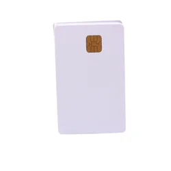 Tarjetas IC inteligentes, Chip SLE 4428, PVC en blanco, contacto, 1 unidad