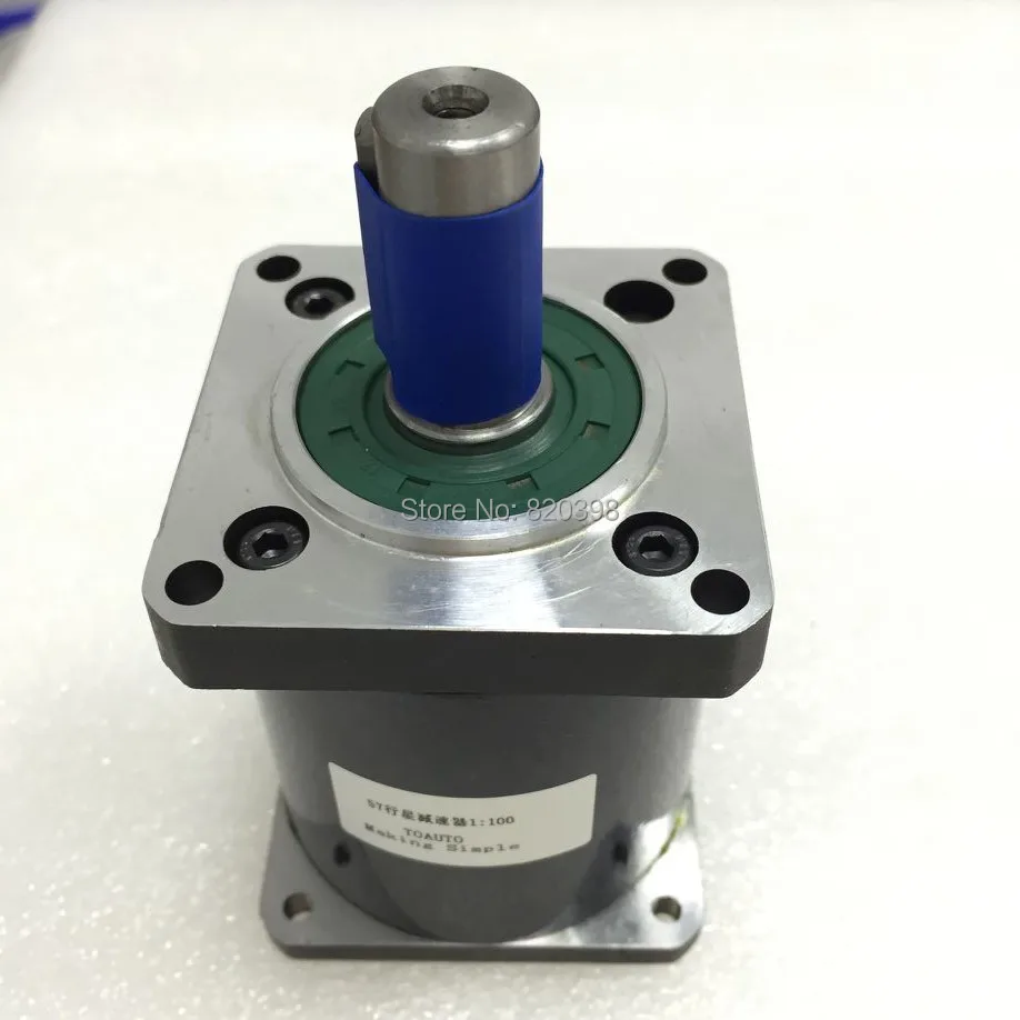 Nema23 Planetary Gearbox Gear Ratio 100:1 for Nema23 Stepper Motors Max 40Nm Shaft 14mm L70mm High Torque Planetary Reducer