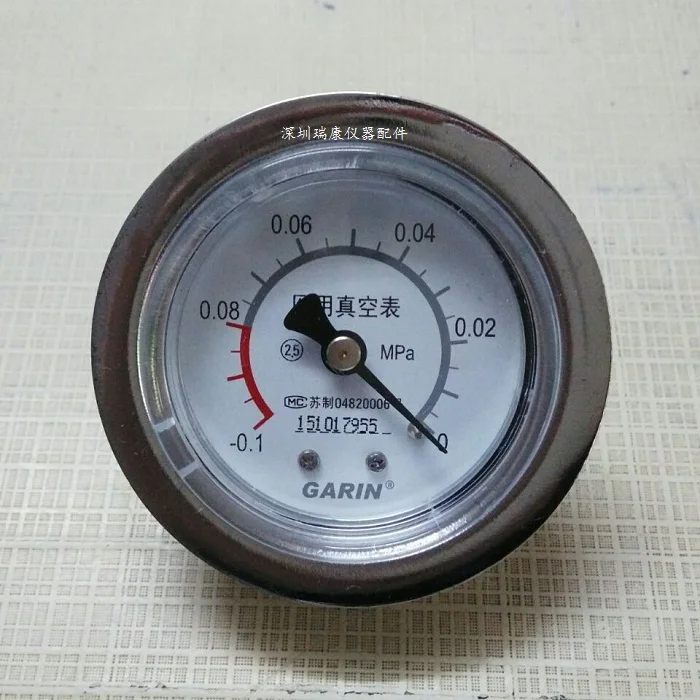 Y50 medical vacuum pressure gauge /-0.1-0Mpa negative pressure meter suction aspirator suction pump