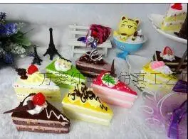 12pcs/lot Artificial Fake Cake Simulation Food Home Wedding Photography Decoration Craft Kids Pretend Play Kitchen s