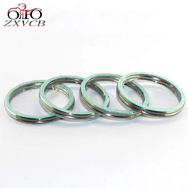 4PCS FOR HONDA CB400XA CBR400RR 1990 CB550SC CB600F CBR600F CBR600F3/F4 CBR600FR CBR600RA 2014-2017 exhaust gasket ring parts