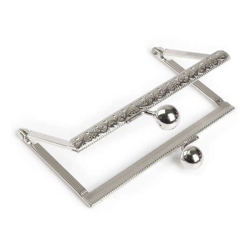 10.5cm Metal Purse Frame Handle for Clutch Bag Handbag Accessories Making Kiss Clasp Lock Antique Bronze  Hardware