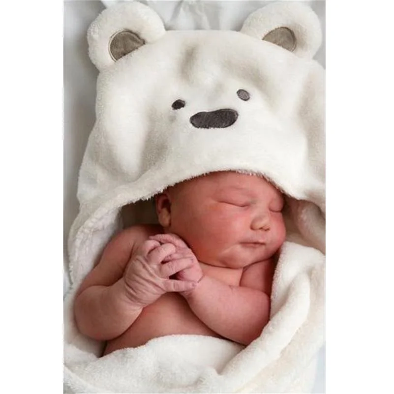 UNIKIDS Animal shape baby hooded bathrobe / baby bathrobe / baby bath towel / baby blankets / neonatal hold to be