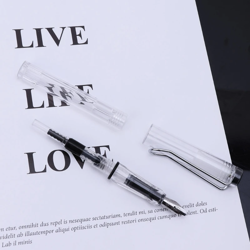 Duckbill Gothic Parallel Calligraphy Art Flat Tip Tibetan Arabic Fountain Pen image 3