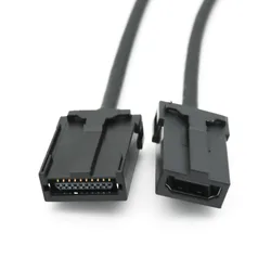 1pc HDMI-compatible 1.4 Type E Male to HDMI-compatible Type A Female Jack AV Video Audio Connector Cable Cords 1.5m 5ft