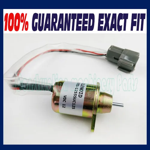 For Yanmar Fuel Shutdown Diesel Shut Off Solenoid 119233-77932 11923377932 1503ES-12S5SUC12S John Deere Tractor