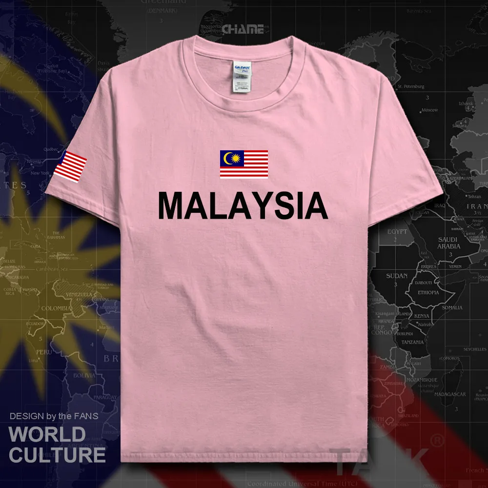 Malaysia men t shirt Malaysian 2017 jerseys nation team tshirt 100% cotton t-shirt meeting fitness gyms clothing tees country MY