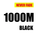Cable trenzado de 8 hilos, 1000m, NEGRO