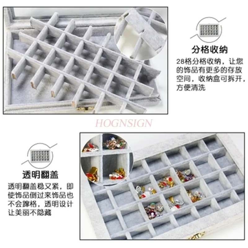 Boîte à ongles en diamant, rangement de bijoux, perceuse à bijoux transparente de haute qualité, boîte vide, outil pour ongles en flanelle, vente