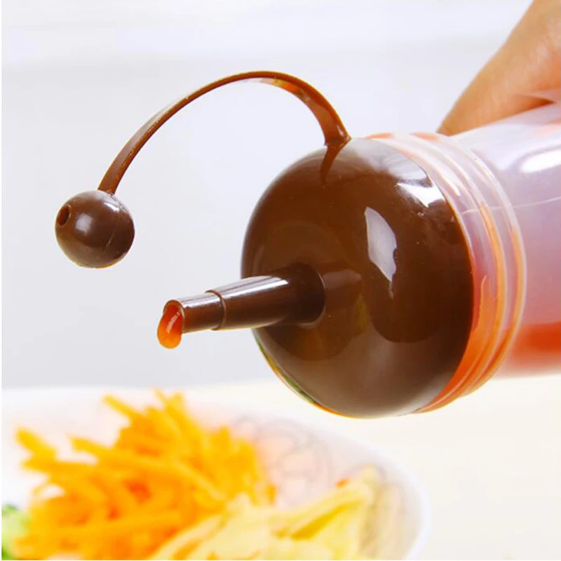 340ML Tomato Honey Bottle Jam Squeeze  Pot Squeeze Useful kitchen tools Botella de miel de tomate