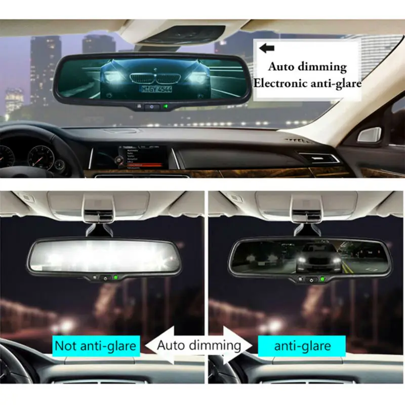 Sistemas del Sensore di Parcheggio per Auto con 8 Sensori - Inversione Anteriore e Posteriore con Avvertimento Sonoro, Display a Distanza LCD Regolabile e modalità di