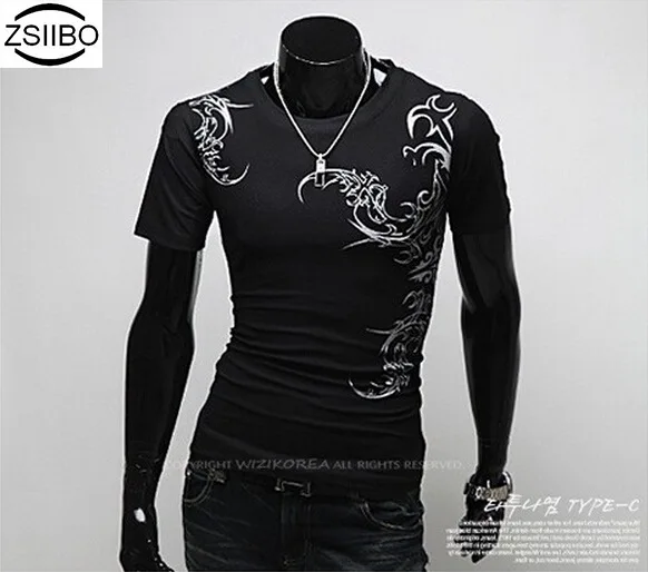 Мужская футболка TX72 с коротким рукавом и принтом