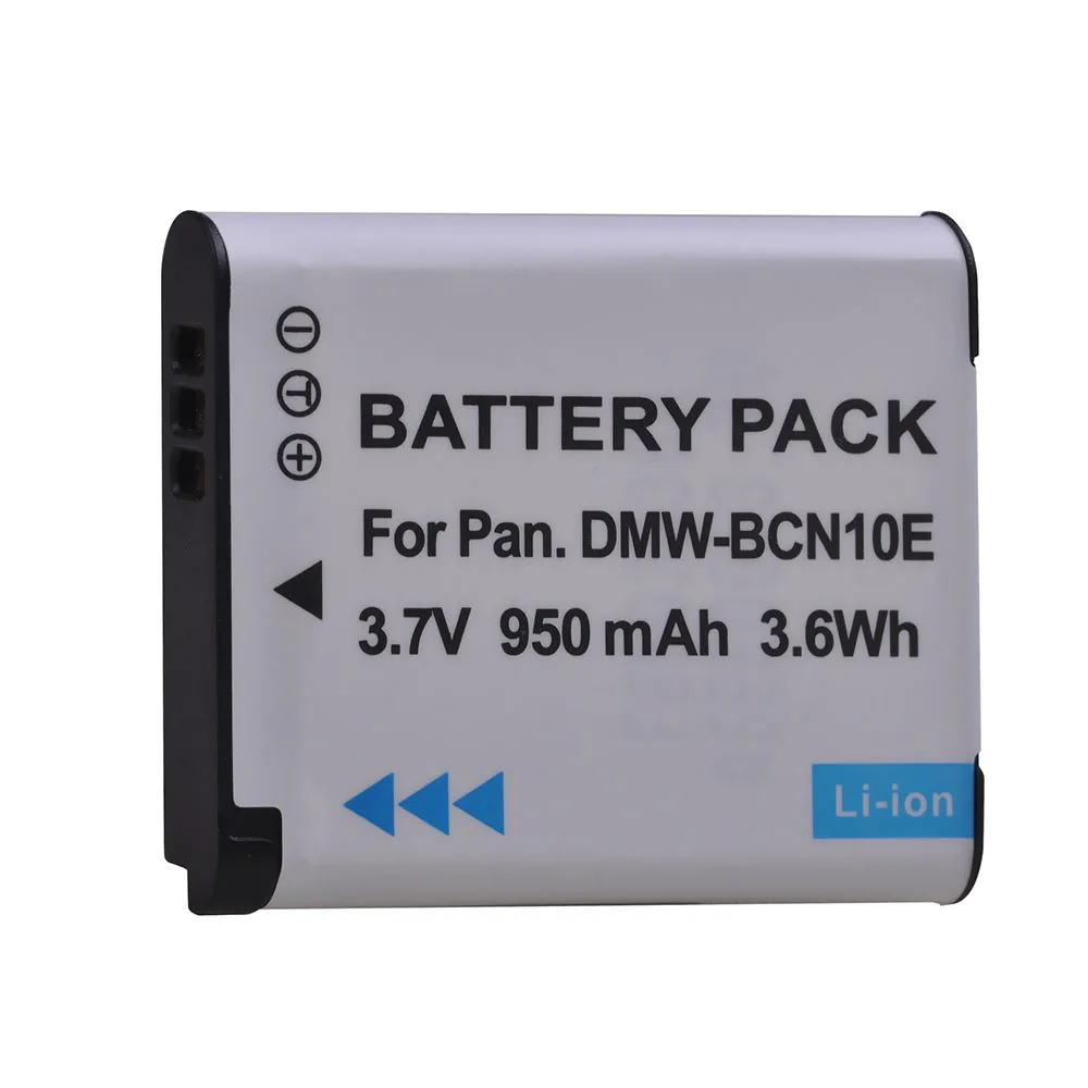 PowerTrust 3Pcs 950mAh DMW-BCN10E DMW-BCN10 BCN10 BCN10E Replacement Battery for Panasonic Lumix DMC-LF1, DMC LF1,DMC-LF1W LF1K