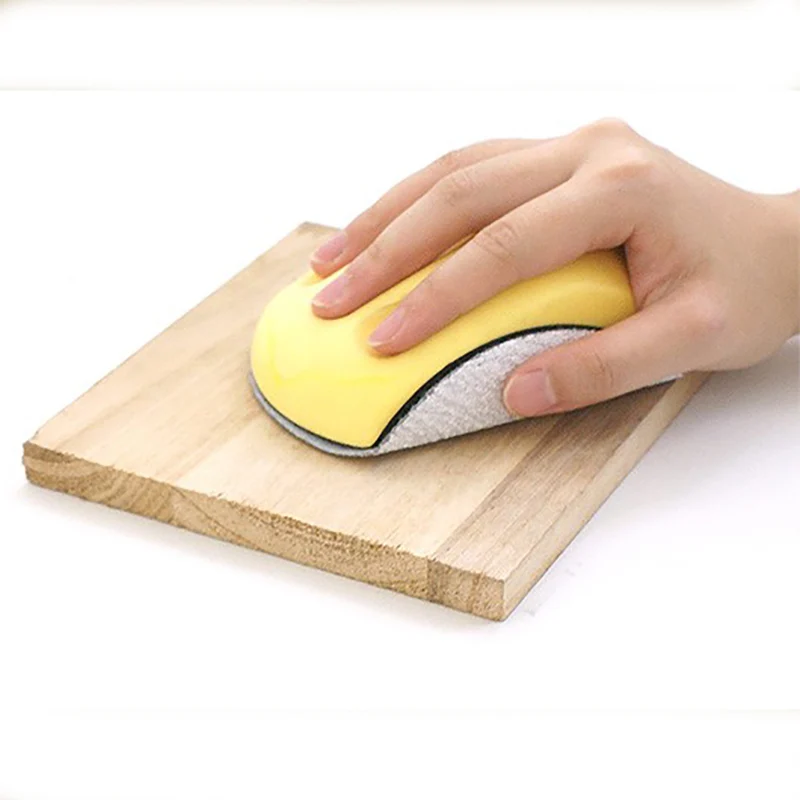 

Woodworking furniture hand sanding block surface polishing special light and practical