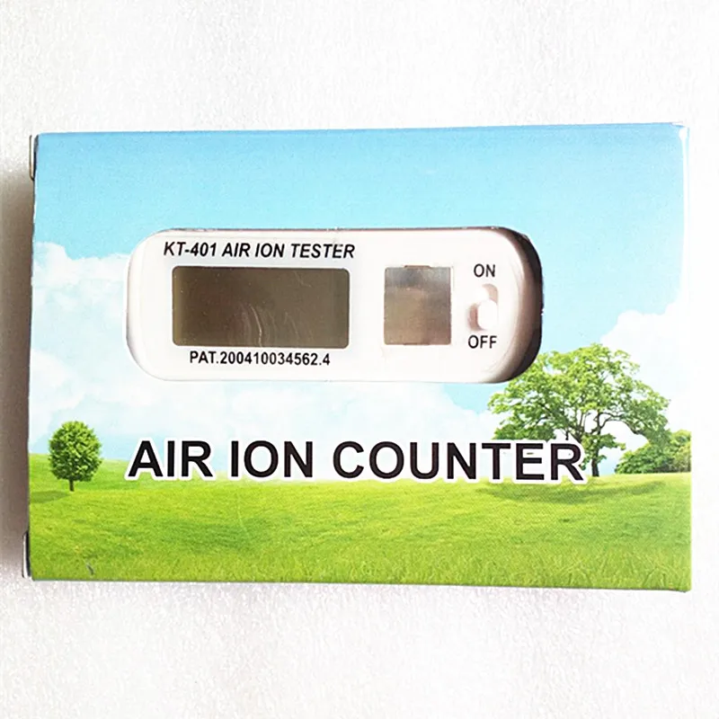 Aeroanion Tester Medidor de Íon Aeroanion Detector de Oxigênio Negativo Íons Concentração Ânion Detecto Purificador de ar Automático Kt401 ar