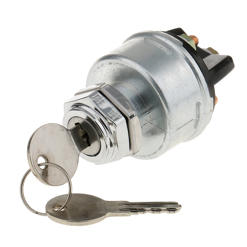 Replacement Universal 12V Ignition Switch Lock cylinder switch OFF ON Start 3 Position for forklift tuning car truck bus tractor