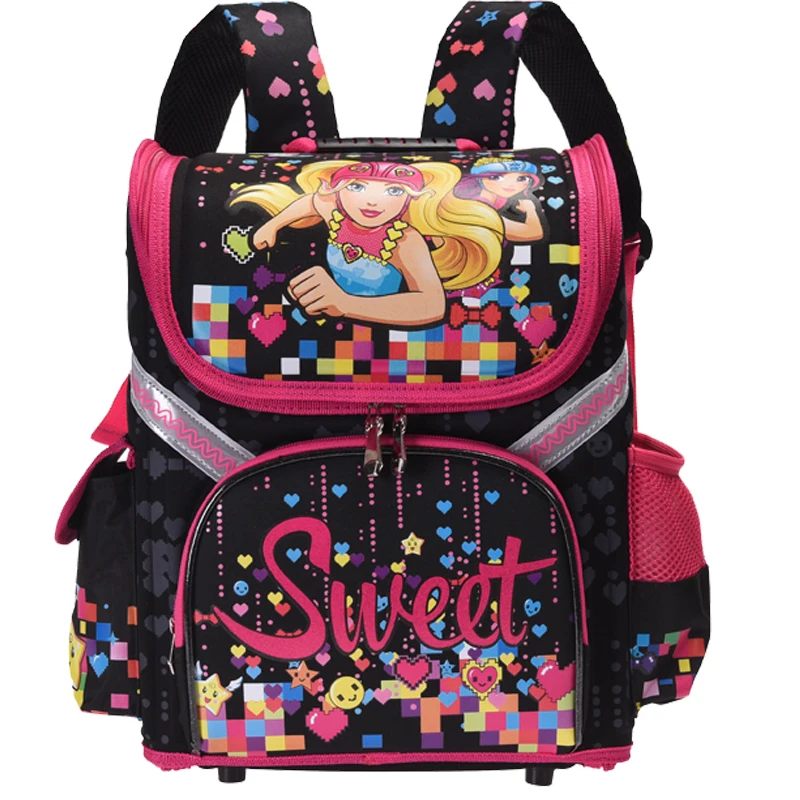 Kids new girls school Backpack cat butterfly winx EVA FOLDED orthopedic Children School Bags Girls mochila infantil bag