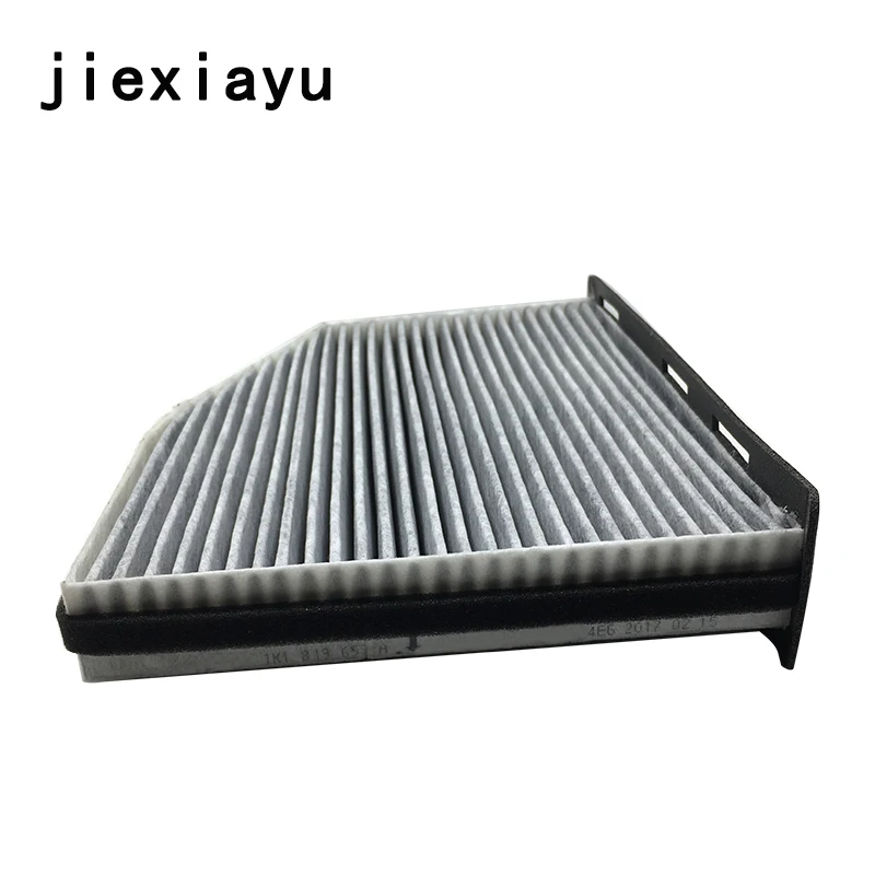 1 PCS Carbon Cabin Air Filter For Golf Jetta MK5 MK6 Passat B6 B7L CC Tiguan Caddy  EOS Touran Leon 1K1 819 653 A