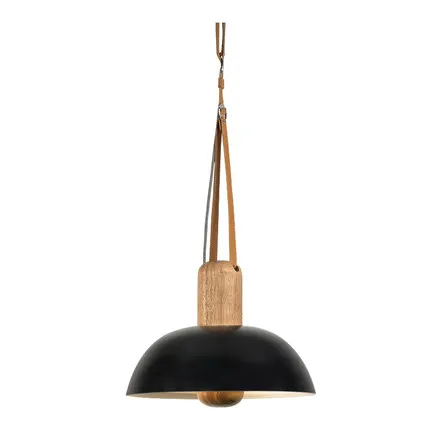 IWHD Iron LED Pendant Light Fixtures Fashion Wood Lamparas de techo colgante moderna Bedroon Kitchen Luminaire Suspendu