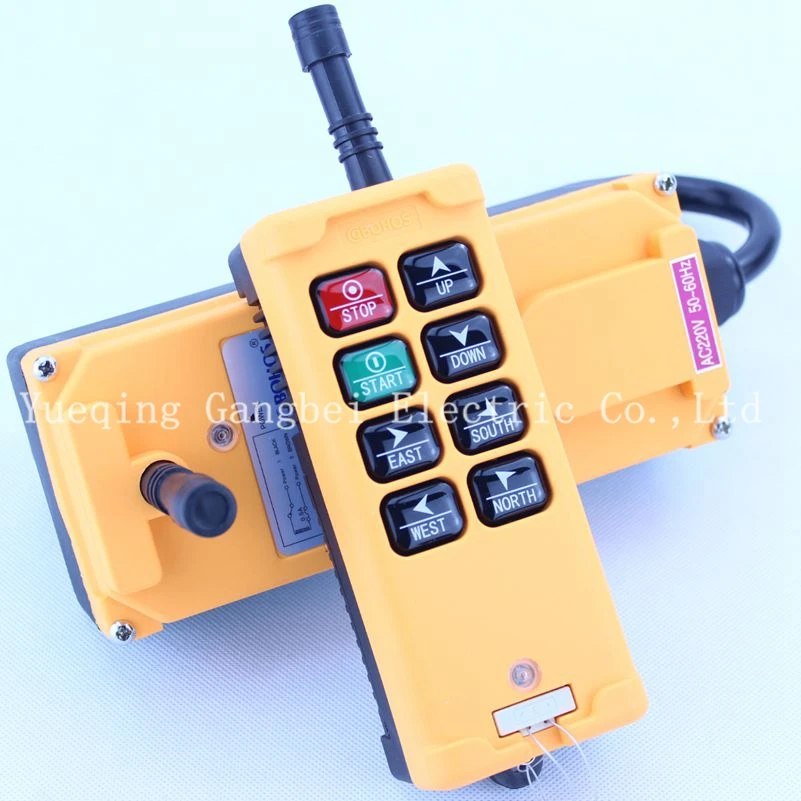 Controle Remoto sem Fio do Guindaste da Grua Rádio Uting Hs8 380vac 220vac 36vac 12vdc 24vdc