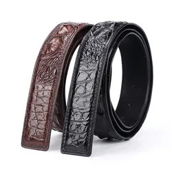 2023 new fashion 3.8cm belt high quality for men women genuine strap Crocodile leather belt luxury crocodilian free shipping