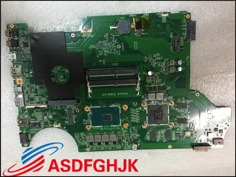 Original FOR MSI GL62-6QD GL72 LAPTOP MOTHERBOARD WITH I5-6300HQ AND GTX950M MS-17961 MS-16J61 Ver 1.1  Test OK