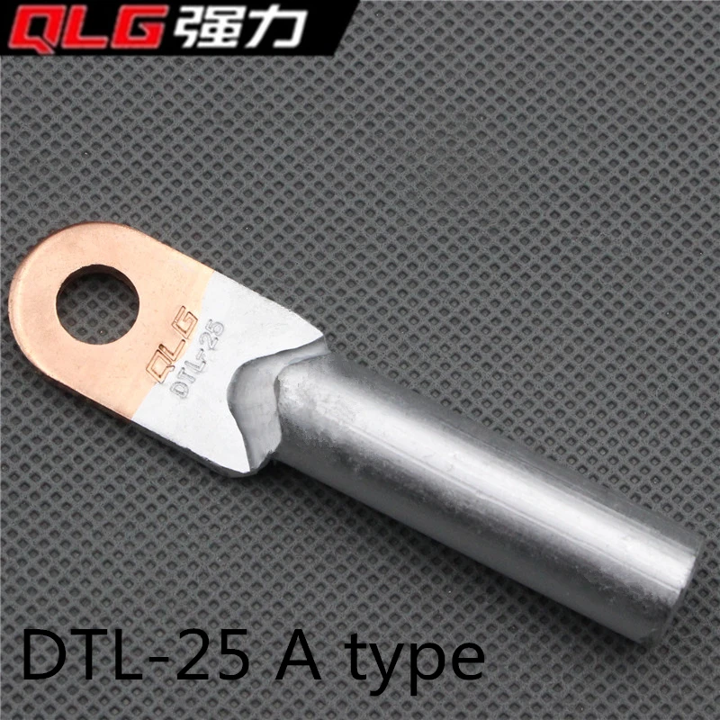 1piece DTL-25 25mm2 Wiring Terminal Copper Aluminum Tone for 8.5mm Dia Bolt  Electric power fittings National Standard/A type