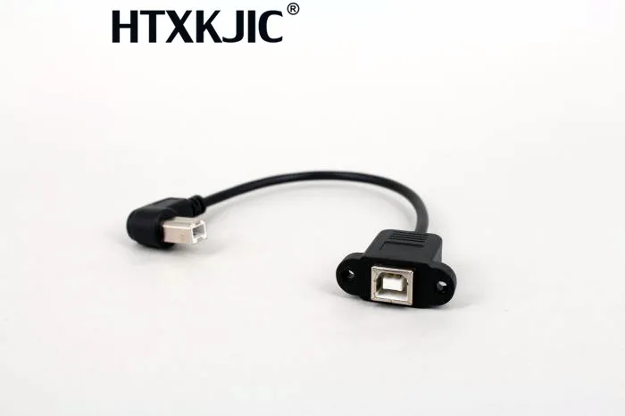 يو أس بي عالية الجودة B الذكور إلى الإناث الطباعة كابل طابعة الماسح الضوئي تمديد الحبل لوحة جبل تمديد كابل