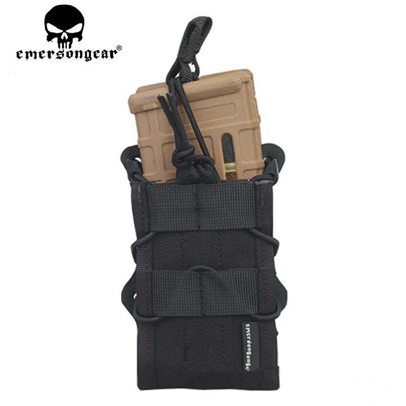 EMERSON-Double Modular Rifle Magazine Pouch, Airsoft Hunting Utility MOLLE, MAG Digital Desert EM6035, New, 2017