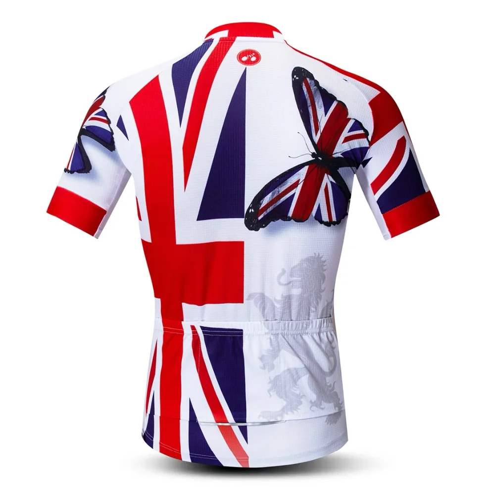 Country 2022 Cycling Jersey Men Mountain Bike Team MTB Bicycle Shirt Short sleeve Road Top Uniform Summer Canada US Red White