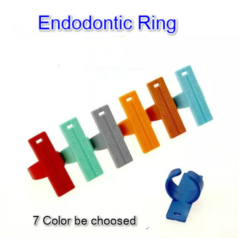 

7 pcs Dental Measure Endo Ring Ruler For Files Span Measure Scale Endodontic ring 135 degree sterilization available