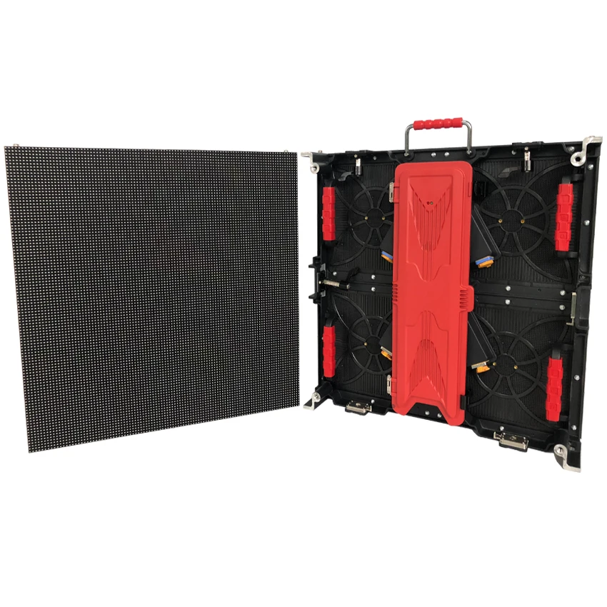 Outdoor SMD P3.91 HD 128x128dots 500x500mm Cabinet Rental Full Color LED Display For Advertising Billboard Screen