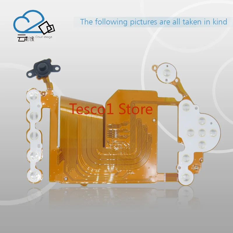 Original กล้องสำหรับ Nikon D3200 กลับคีย์บอร์ดแป้นพิมพ์สายไฟซ่อม