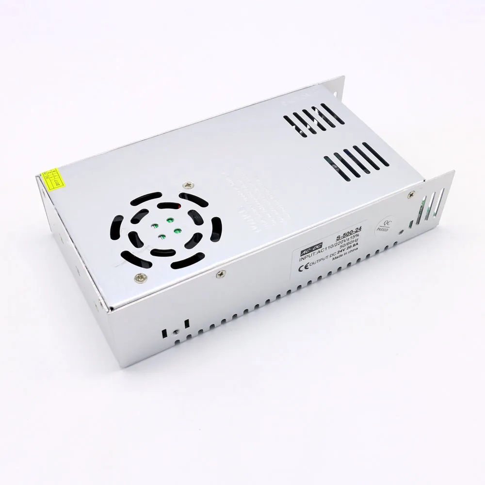 110V 220V to 24V Dc Led Power Supply 500W Output 20A SMPS for Led Strips