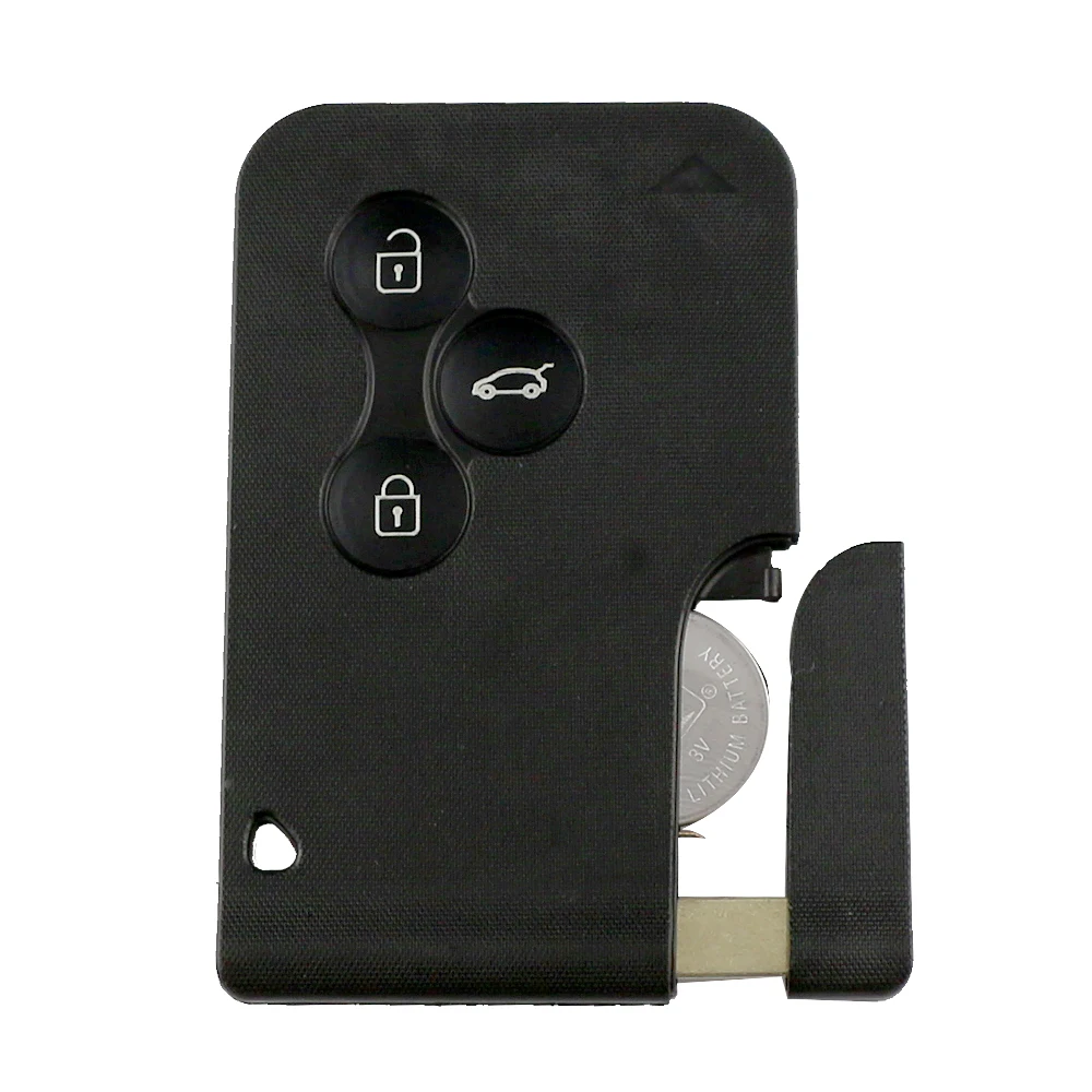 YIQIXIN 3 Button Smart Key Card 433Mhz ID46 PCF7926 PCF7947 Chip For Renault Megane 2 3 Scenic Grand 2003-2008 Remote Car Key