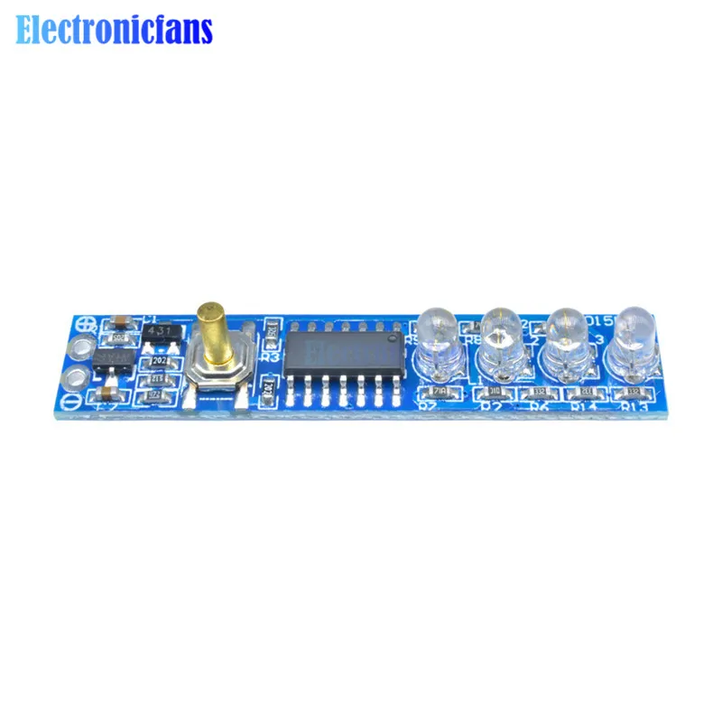 1 S/2 S/3 S/4 S Indicatore Della Capacità Della Batteria Al Litio Display a Led Bordo di Livello di Potenza indicatore per 1/2/3/4 Pcs 18650