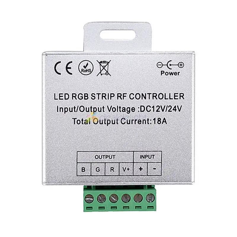 RF 18A RGB Controller Wireless dimmer with touch ring panel Remote controller 12V-24VDC for rgb led strip