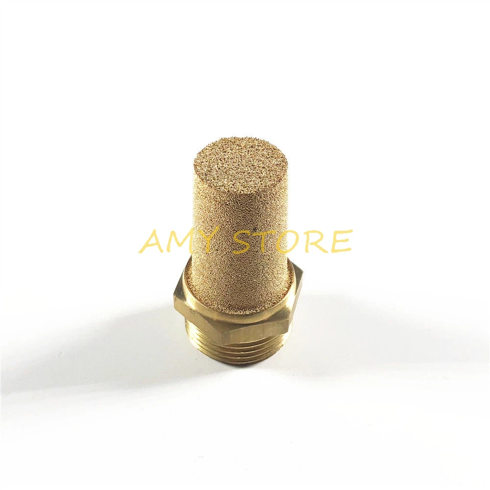 5pcs Pneumatic Exhaust Muffler Brass Silencer Fitting Noise Filter Reducer Connector 1/8'' 1/2'' 3/8'' 1/4'' BSP Threaded