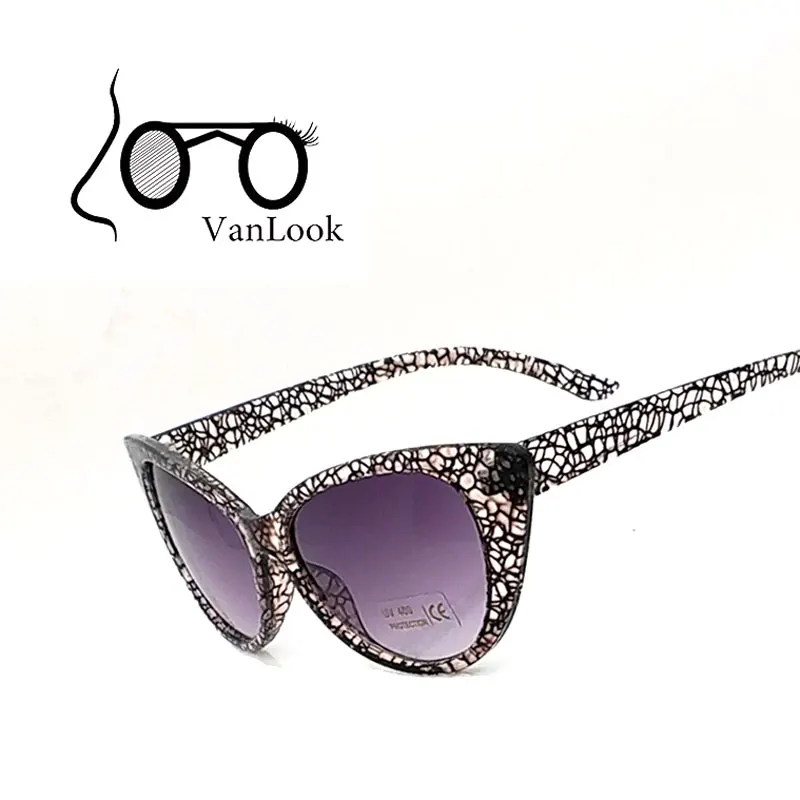 Women's Sunglasses Cat Eye Brand Designer Summer Style Sun Glasses Oculos Feminino 100% Anti UV400 Crystal Turtle PC Frame